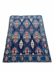 İran Avşar Eski El Dokuma Antika Halı AOB3773 (N)