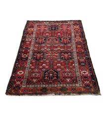 İran Eski El Dokuma Antika Halı AOB3798 (N)