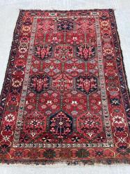 İran Eski El Dokuma Antika Halı AOB3798 (N)