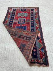 Kazak Eski El Dokuma Antika Halı AOB3800 (N)