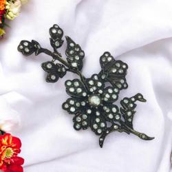 Vintage 8 Ayar Altın Elmas Taşlı Broş – 20.41g | Antika / Koleksiyonluk ELM133 #15.56