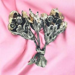 Antika 8 Ayar Altın Elmas Taşlı Broş – 12.48g | Antika / Koleksiyonluk ELM278 #8.68