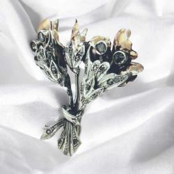 Antika 8 Ayar Altın Elmas Taşlı Broş – 12.48g | Antika / Koleksiyonluk ELM278 #8.68