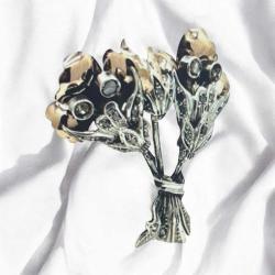 Antika 8 Ayar Altın Elmas Taşlı Broş – 12.48g | Antika / Koleksiyonluk ELM278 #8.68