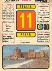 11 Aralık 1983 Takvim Yaprağı - Doğum Günü Hediyesi EFM(N)11533