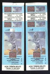 1998 The Rolling Stones Bridges To Babylon Tour 97-98 İstanbul Ali Sami Yen Konser Bileti (Çift Bilet) EFM(N)11660