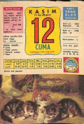 12 Kasım 1982 Takvim Yaprağı - Doğum Günü Hediyesi EFM(N)11883