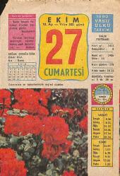 27 Ekim 1990 Takvim Yaprağı - Doğum Günü Hediyesi EFM(N)12431