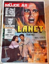 Lanet ( İlenç ) Film Afişi 1977 - Müjde Ar, Eşref Kolçak Mesut Uçakan (68x98cm) EFMN10900