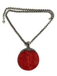 Gümüş El Yapımı 925 Ayar Kolye Ucu G-GRS-8