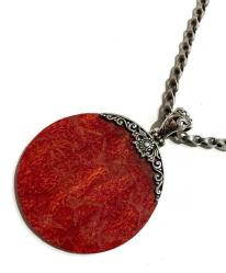 Gümüş El Yapımı 925 Ayar Kolye Ucu G-GRS-8