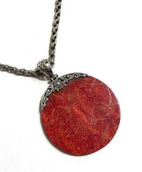 Gümüş El Yapımı 925 Ayar Kolye Ucu G-GRS-8