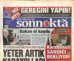 Efemera - Karadenizde Son Nokta Gazetesi 22 Mayıs 2013 - Karadenizli Sandığı Bekliyor-Bakan Çelik Trabzonda GZ105591 - kitantik - kitaLog