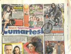 Sözcü Gazetesi Cumartesi Eki 15 Nisan 2017 - Sahnede Finali Hande Yener Yapacak GZ105718