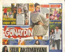Sabah Gazetesi Günaydın Eki 16 Ağustos 2014 - Filiz Özkoldan Antoloji Yorumu GZ105833