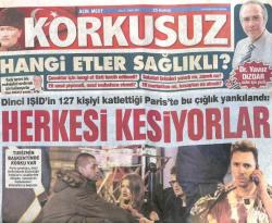 Korkusuz Gazetesi 15 Kasım 2015 - Antalyada Obama İçin Zırhlı Kürsü GZ106402