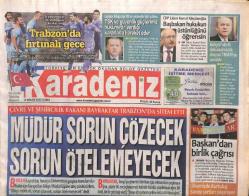 Karadeniz Gazetesi 12 Nisan 2013 - CHP Trabzon İl Başkanı Yavuz Karan Gümrükçüoğlunu Bakan Yaparım ! GZ106983