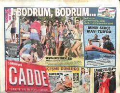Milliyet Gazetesi Cadde Eki 27 Mayıs 2013 - Gladyatör Halka İndi, Cannesda Olay GZ107147