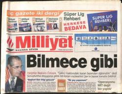 Milliyet Gazetesi 15 Ağustos 2014 - Muharrem İnce İmza Beklemeden Kurultay - Burası ABDmi Yoksa Gazze Mi ? GZ109338