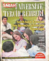 Sabah Gazetesi Üniversite Tercih Rehberi Eki 12 Temmuz 2013 - Geleceğin En Gözde Meslekleri GZ109644