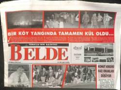 Belde Gazetesi 13 Ağustos 2006 - Bu Yıl Çayda Kayıp 150 Milyon Dolar GZ109998
