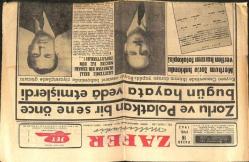 Zafer Gazetesi - 16 Eylül 1962 - Zorlu Ve Polatkan Bir Sene Önce Bugün Veda Ettiler GZ110582