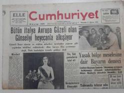 Cumhuriyet Gazetesi - 21 Ağustos 1952 - Yasak Bölge Meselesine Dair Bayarın Demeci GZ112891