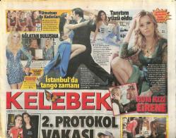 Hürriyet Gazetesi Kelebek Eki 18 Ekim 2012 - Cengiz Semercioğlu Orhan Babanın Gecesine Neden Gitmiyorlar ? GZ115955