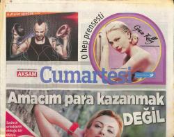 Akşam Gazetesi Cumartesi Eki 20 Eylül 2014 - Emre Kızılırmak Yaptığım İşin İyi Olduğunu Söylesinler O Beni Tatmin Eder GZ117150