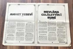 Ahmet Yesevi - Mevlana Celaleddin-i Rumi Büyük Boy Poster GZ119351