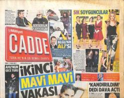 Milliyet Gazetesi Cadde Eki 17 Ocak 2014 - Sinan Akçıldan Ebru Şallıya Doğum Günü Partisi GZ119585