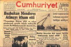 Cumhuriyet Gazetesi 7 Şubat 1957 - İzmir Vapurunda Bulunan Eşyalar Tahliye Ediliyor - Zeki Müren Hakkındaki Mahkûmiyet Kararı Kesinleşti GZ120291