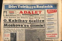 Adalet Gazetesi 1 Haziran 1966 - Yeni 20 Liralıklar 15 Haziran Günü Piyasaya Çıkıyor GZ121557