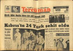 Tercüman Gazetesi 17 Kasım 1967 - Peru Güzeli Kraliçe Oldu - Kıbrısta 24 Türk Şehit Oldu GZ123424