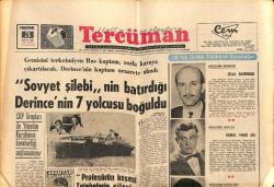 Tercüman Gazetesi 3 Kasım 1966 - Ve İsmet Paşamıza 2,5 Liraya Yeni Pil Alındı - Derincenin 7 Yolcusu Boğuldu GZ123564