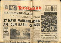 Tercüman Gazetesi 15 Temmuz 1966 - Avustralya İşçi Değil , 11 Bin Lirası Olan Muhacir İstiyor GZ123598