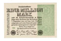 Almanya 1 Milyon Mark 1923 ÇİL YKP7701