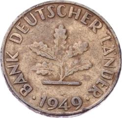 Almanya 10 Pfennig 1949 (G) Lander - ÇT YMP10805