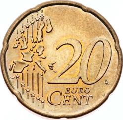 Almanya 20 Euro Cent 2002 (D) ÇİL YMP10896