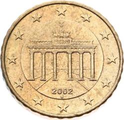 Almanya 10 Euro Cent 2002 (J) ÇÇT YMP10897
