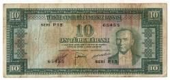 5.Emisyon 1. Tertip 10 Türk Lirası Seri B11 NATUREL/ÇÇT TCK9306