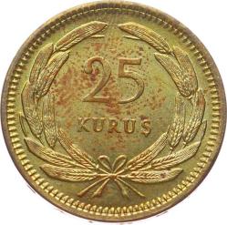 1956 25 Kuruş ÇİL TCM2983