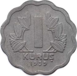 1939 1 Kuruş ÇÇT TCM2995
