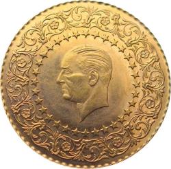 Atatürk 250 Kuruş 1970 Ziynet - Kulpsuz/ÇİL TCA277 #1814