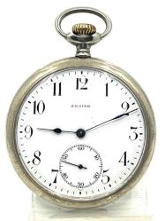 Antika - Zenith Metal Kasa Kurmalı Cep Saati &ndash; 50 mm | SAA076 #6.90 - kitantik - kitaLog