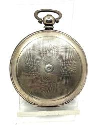 Longines Osmanlı Kadran Gümüş Kasa Porselen Mineli Anahtar Kurmalı Cep Saati – 55 mm | SAA066 #11.50