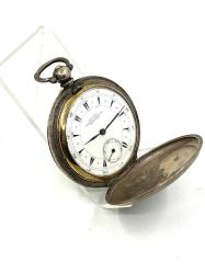 Longines Osmanlı Kadran Gümüş Kasa Porselen Mineli Anahtar Kurmalı Cep Saati – 55 mm | SAA066 #11.50