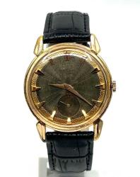 Nacar Akrep Kasa Altın Kaplama Kurmalı Erkek Kol Saati – Vintage | 37 mm | SAA098 #3.46