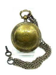 Osmanlı Kadran Anahtar Kurmalı Köstekli Cep Saati (#6.92) SAA313