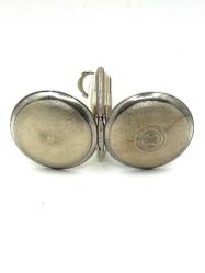 Osmanlı Gümüş Cep Saati Kasası – Anahtar Kurmalı, 44 mm | Çalışır Cam Üzerinde (#1.14) SAA275